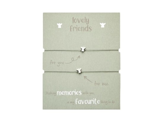 MFP Gifty - Lovely Friends náramek - Angel - stříbrný - 1042795
