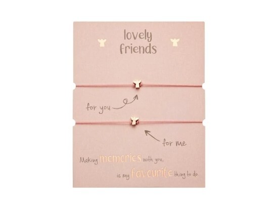 MFP Gifty - Lovely Friends náramek - Angel - růž. zlatý - 1042798
