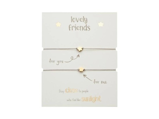 MFP Gifty - Lovely Friends náramek - Flower - zlatý - 1042800