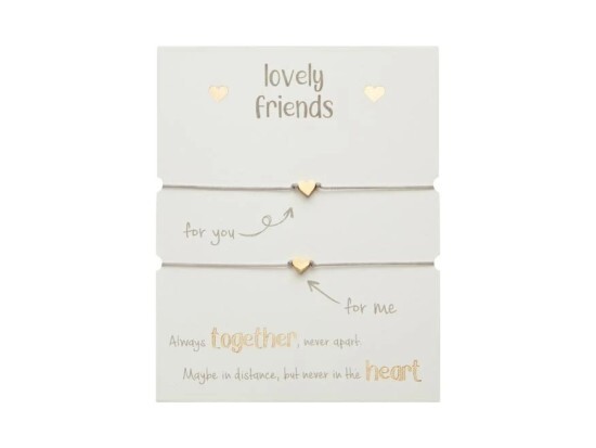 MFP Gifty - Lovely Friends náramek - Heart - zlatý - 1042802