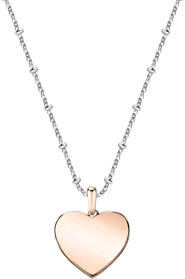 Morellato Bicolor náhrdelník se srdíčkem Love SOR16