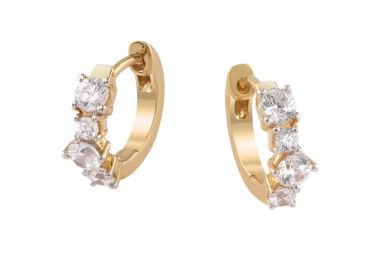 Guess Pozlacené kruhy s kubickými zirkony Jardin JSBE04462JWYGT/U