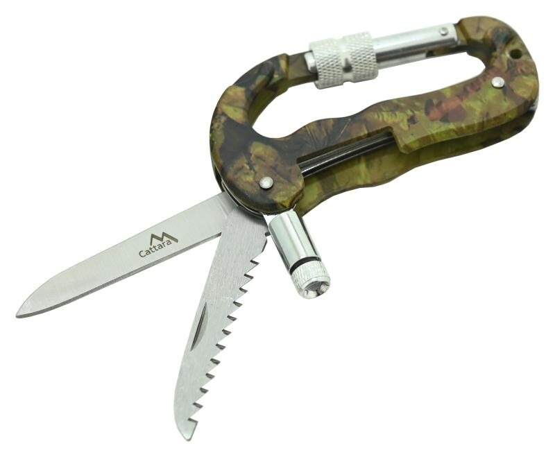 Cattara Multifunkční nůž-karabina KAMU 3v1