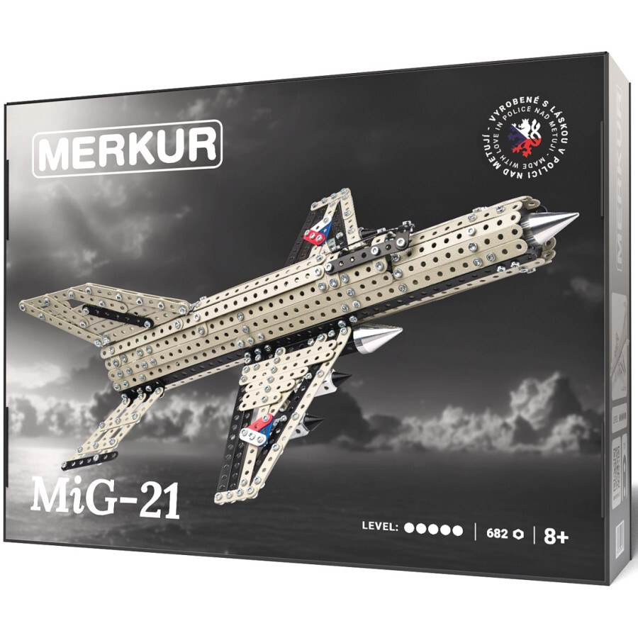 Stavebnice Merkur Stíhač Mig 21, 682 dílků