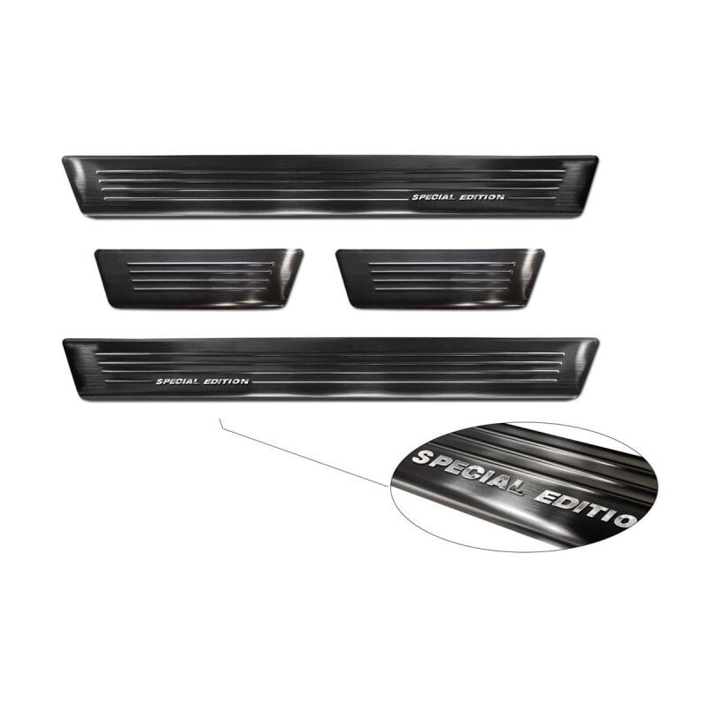 Prahové lišty Audi Q2 2020- (tmavé, po faceliftu)