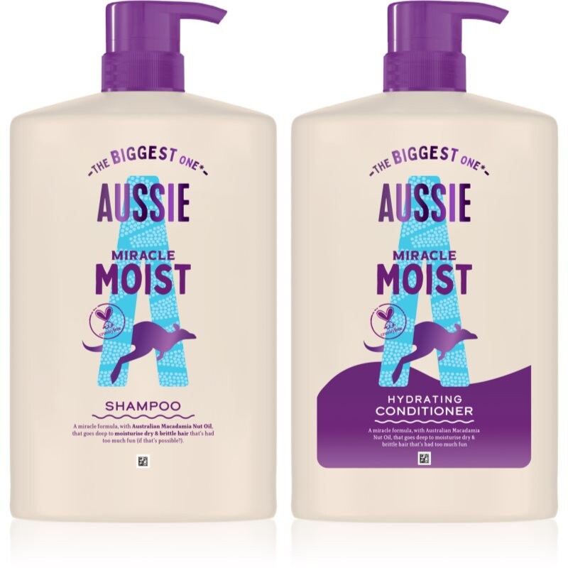 Aussie Miracle Moist sada pro hydrataci a lesk