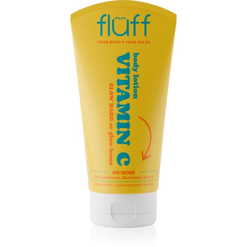 Fluff Vitamin C rozjasňující tělové mléko s vitaminem C 150 ml