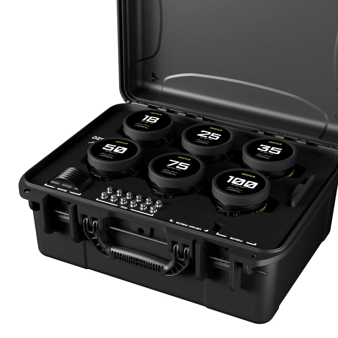 DZOFILM Arles 18 / 25 / 35 / 50 / 75 / 100mm PL Black Case
