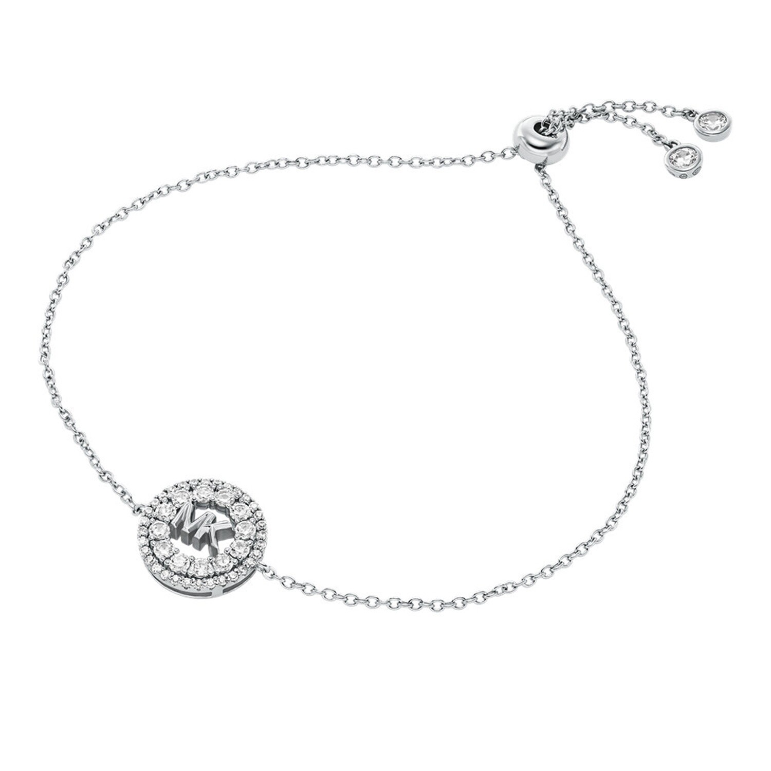 Michael Kors Módní stříbrný náramek s kubickými zirkony Kors MK MKC1828040