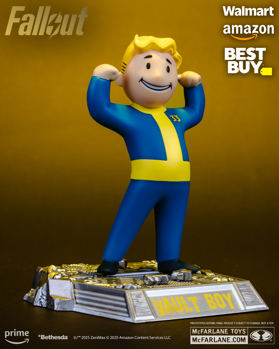 McFarlane | Fallout - sběratelská soška Vault Boy (Version 1) Movie Maniacs 14 cm