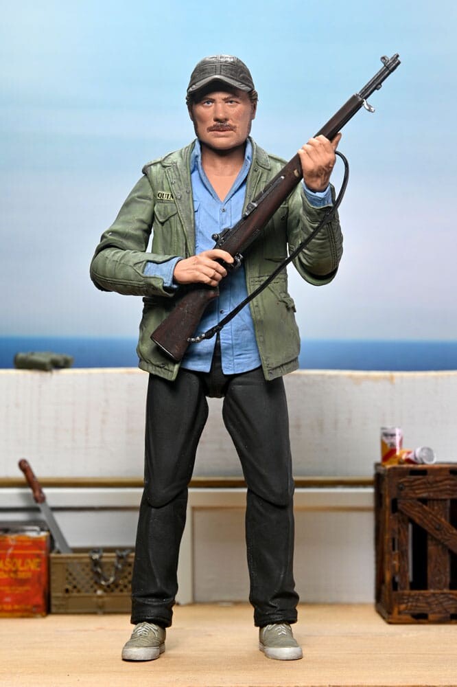 NECA | Jaws - Čelisti - sběratelská figurka Sam Quint (50th Anniversary) 18 cm