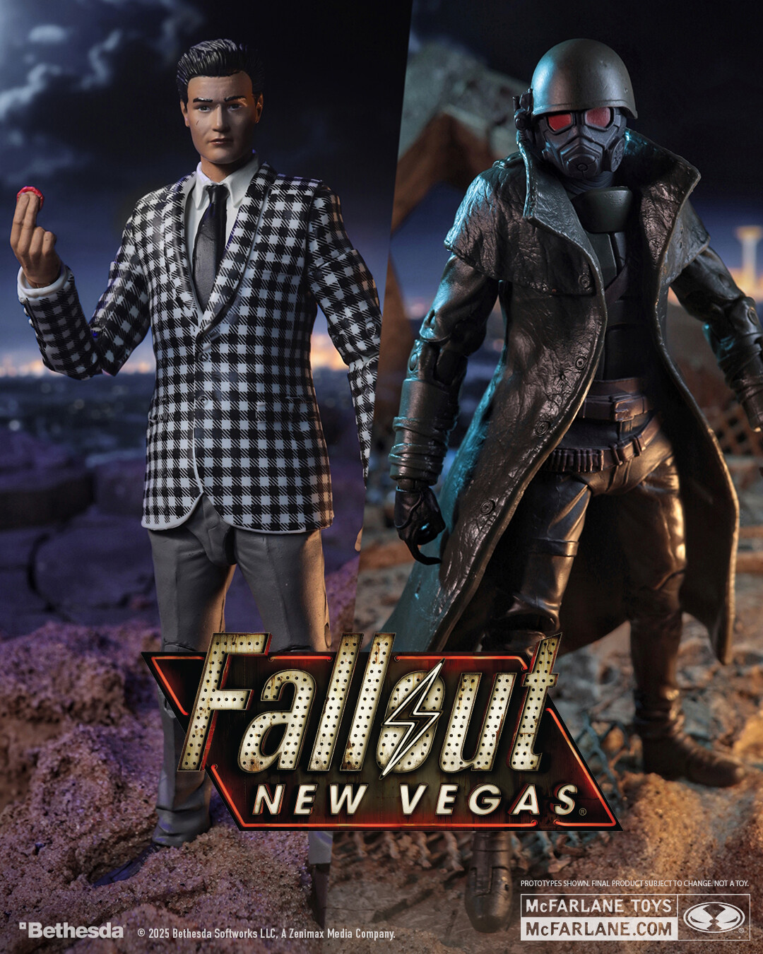 McFarlane | Fallout: New Vegas - sběratelské figurky Riot Ranger Armor & Benny Survivor 18 cm