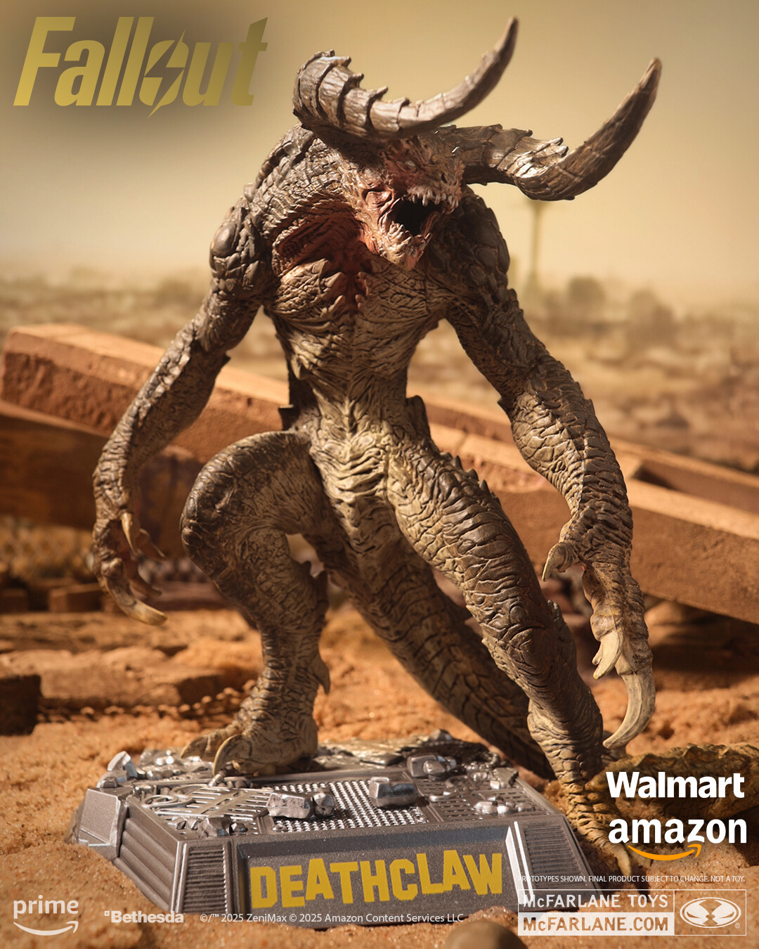 McFarlane | Fallout - sběratelská soška Deathclaw (Season 2) Movie Maniacs 19 cm