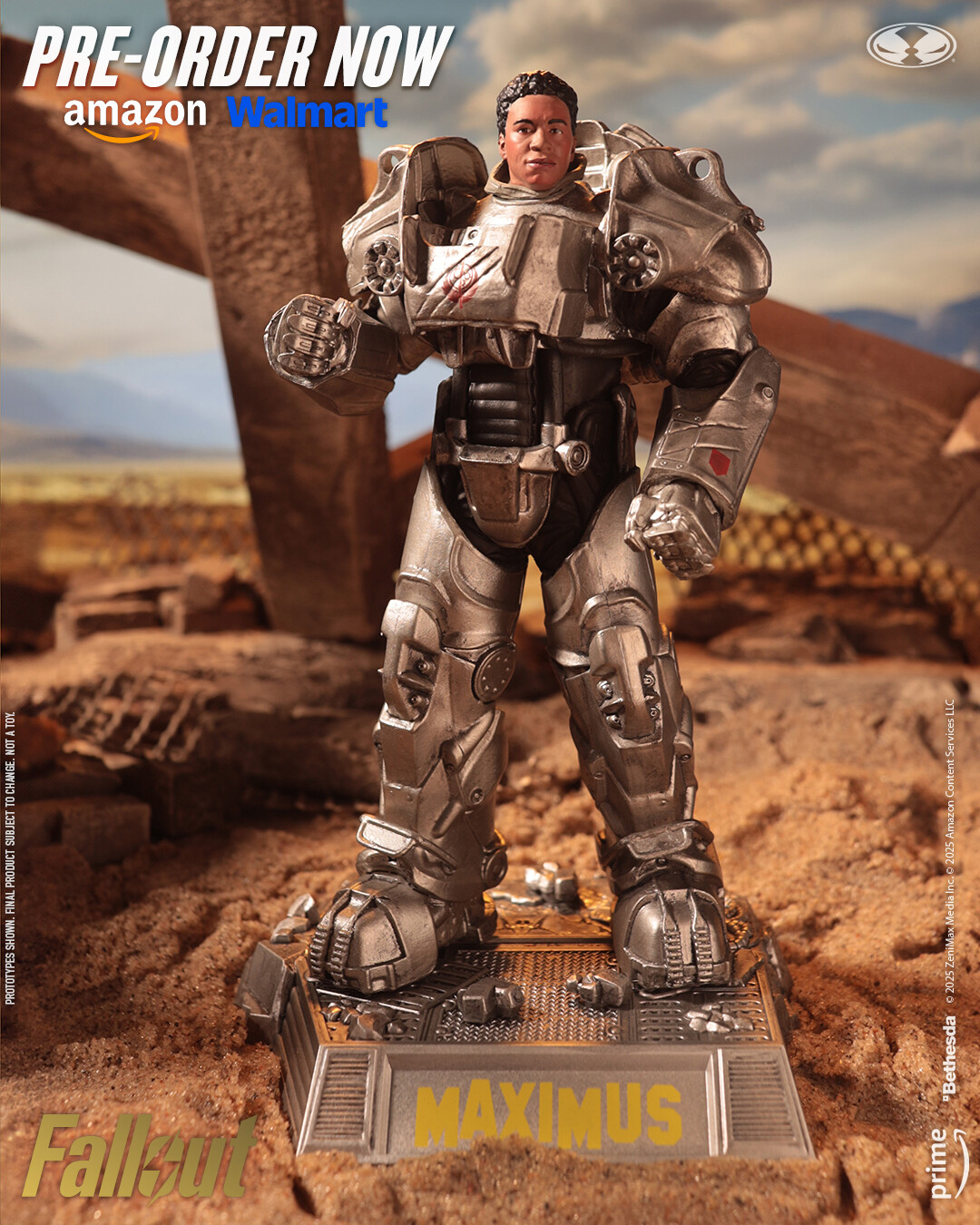 McFarlane | Fallout - sběratelská soška Maximus (Season 2) Movie Maniacs 17 cm