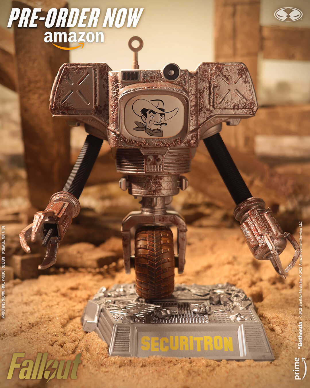 McFarlane | Fallout - sběratelská soška Securitron (Season 2) Movie Maniacs 15 cm