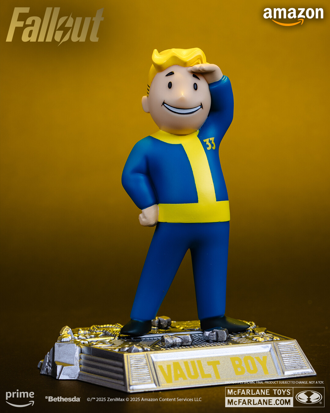 McFarlane | Fallout - sběratelská soška Vault Boy (Version 3) Movie Maniacs 14 cm