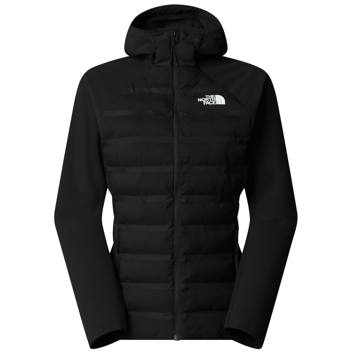 Dámská bunda The North Face W Mountain Athletics Cari Hooded Jacket Velikost: L / Barva: černá