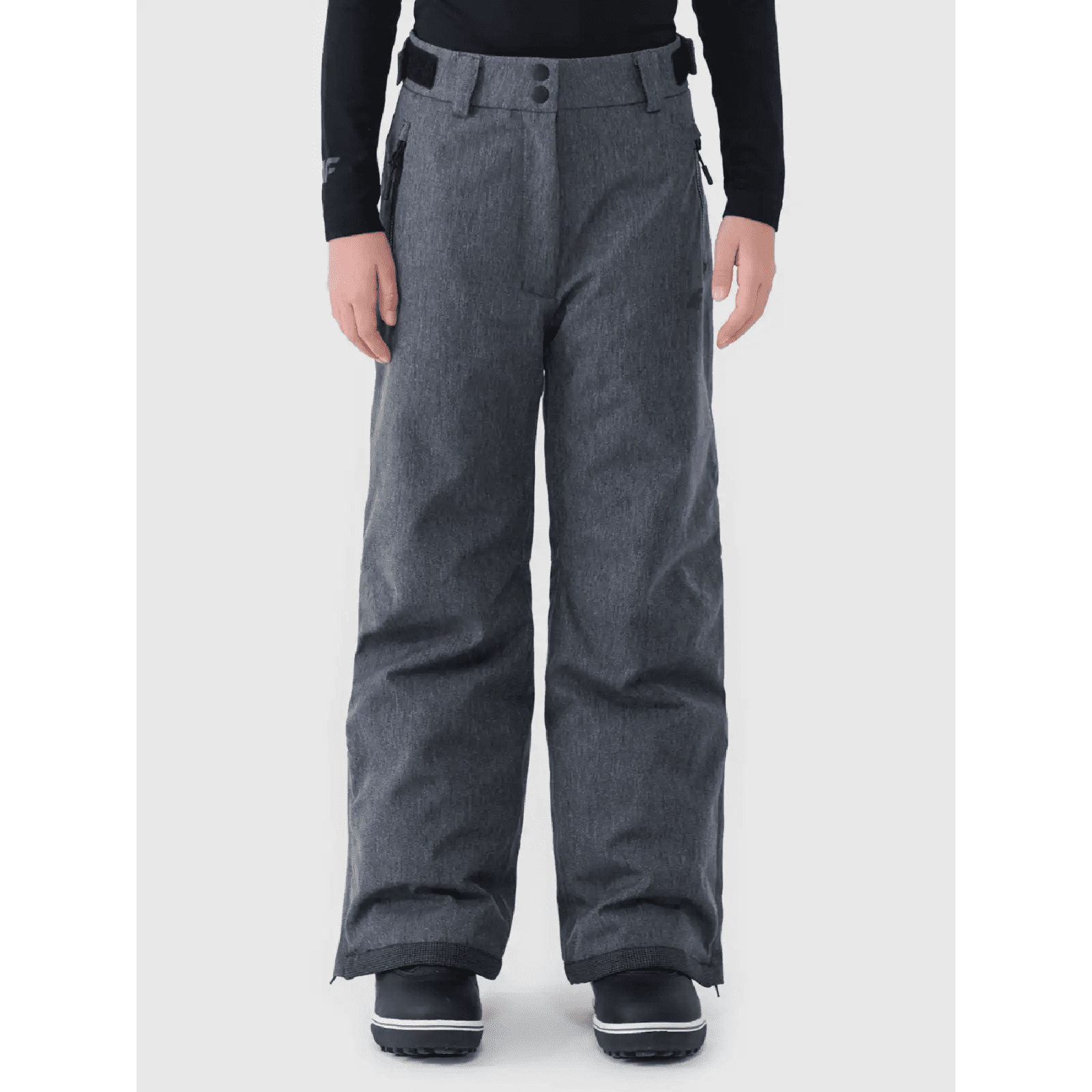 Dětské zimní kalhoty 4F Trousers FNK U1077 Dětská velikost: 122 / Barva: černá