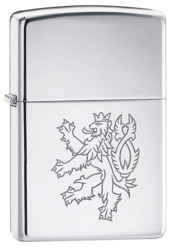 Zippo® benzínový zapalovač Czech Lion 22049