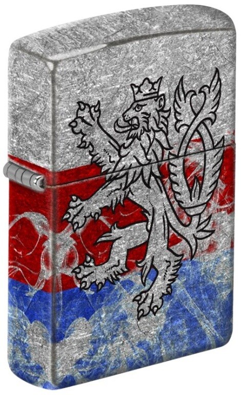 Zippo® benzínový zapalovač Czech Lion 25653