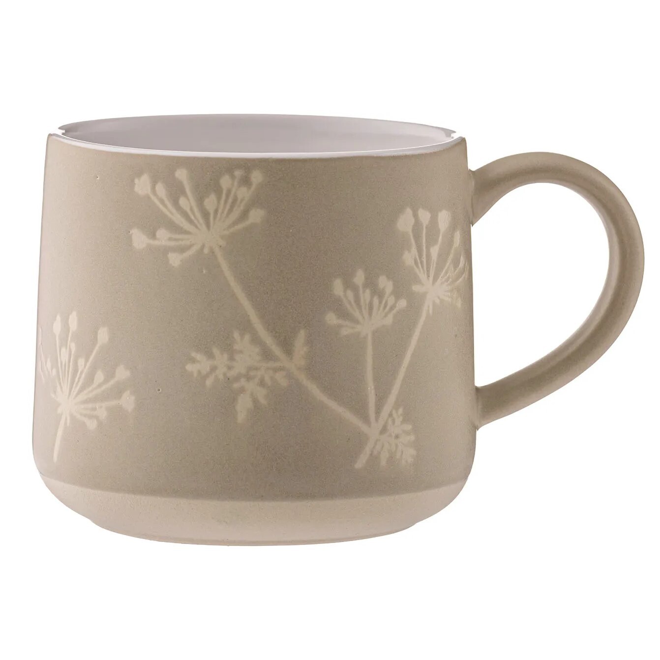 Hrnek BOTANICAL GYPSOPHILA 400 ml, hnědá, kamenina, Mason Cash