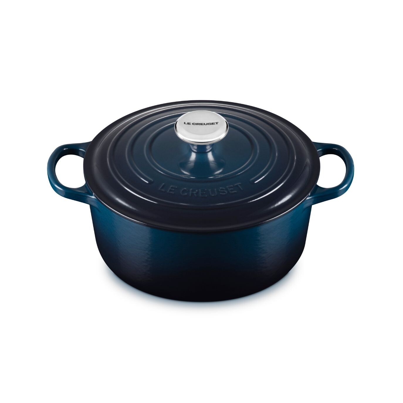 Kastrol SIGNATURE 24 cm, 4,2 l, NUIT, litina, Le Creuset