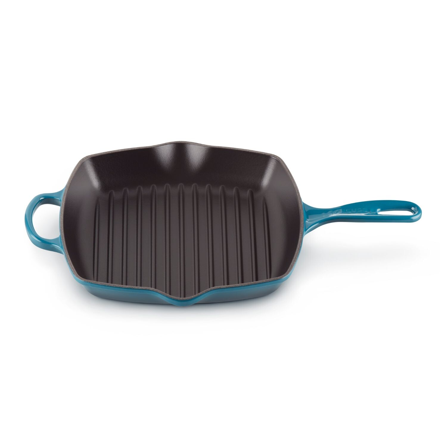 Grilovací pánev SIGNATURE 26 cm, DEEP TEAL, litina, Le Creuset