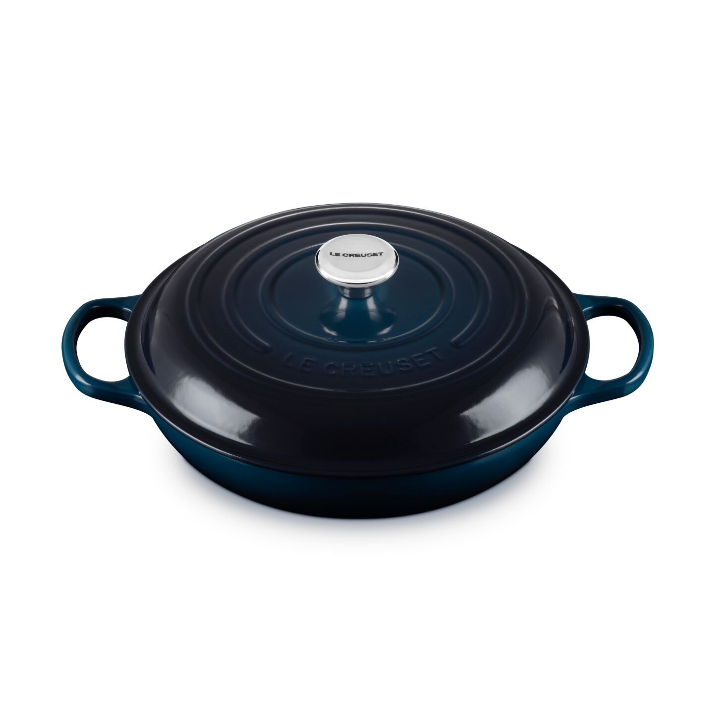 Kastrol SIGNATURE 30 cm, 3,5 l, NUIT, litina, Le Creuset