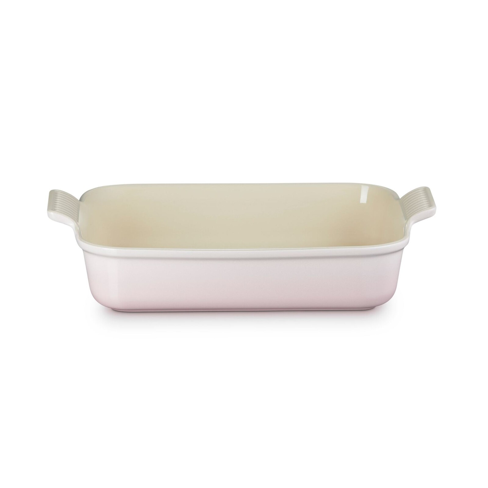 Zapékací mísa HERITAGE 32 cm, 4 l, SHELL PINK, kamenina, Le Creuset
