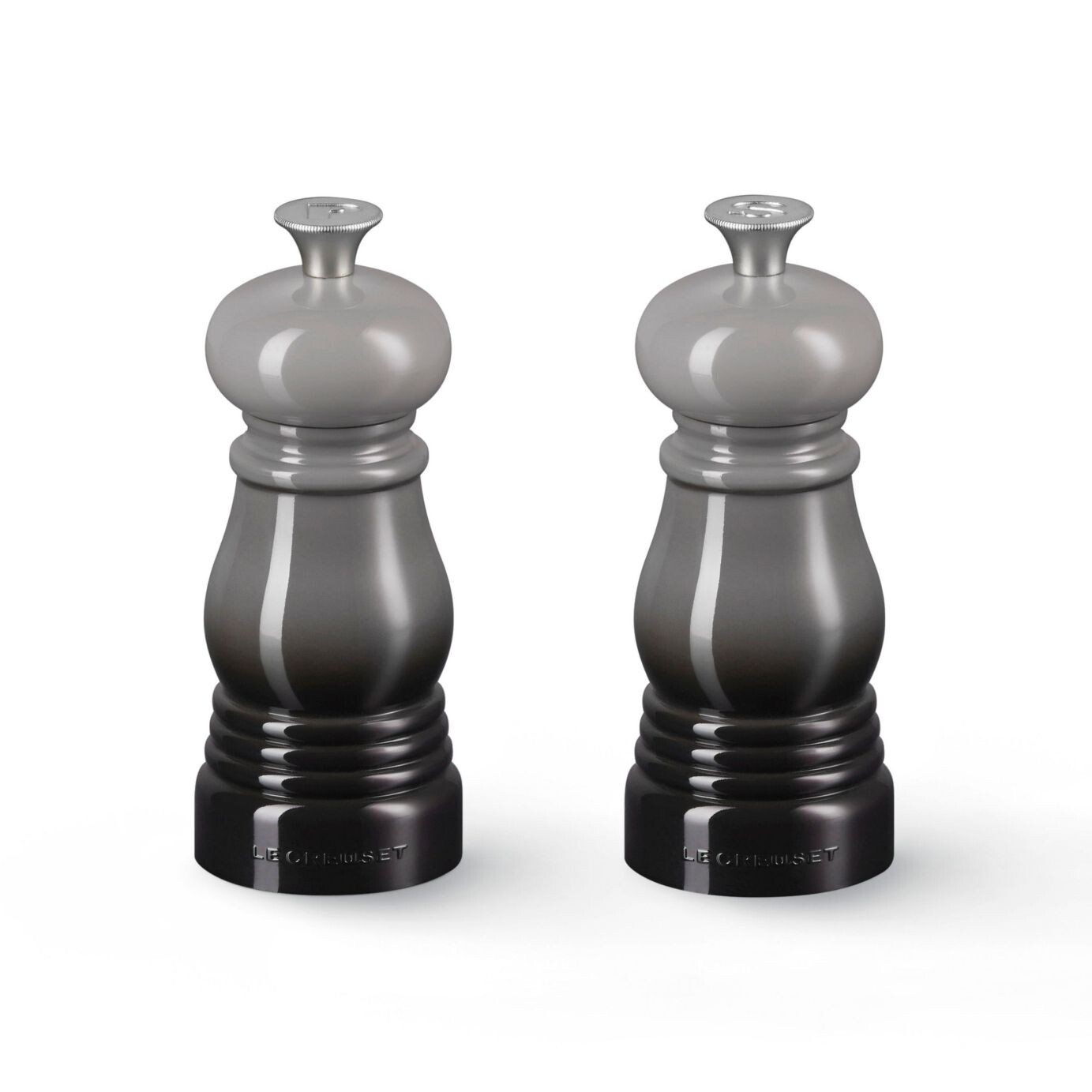 Sada mlýnků na sůl a pepř 11 cm, sada 2 ks, FLINT, plast, Le Creuset