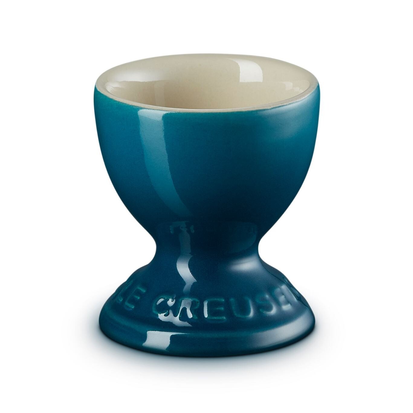 Kalíšek na vejce 6 cm, DEEP TEAL, kamenina, Le Creuset