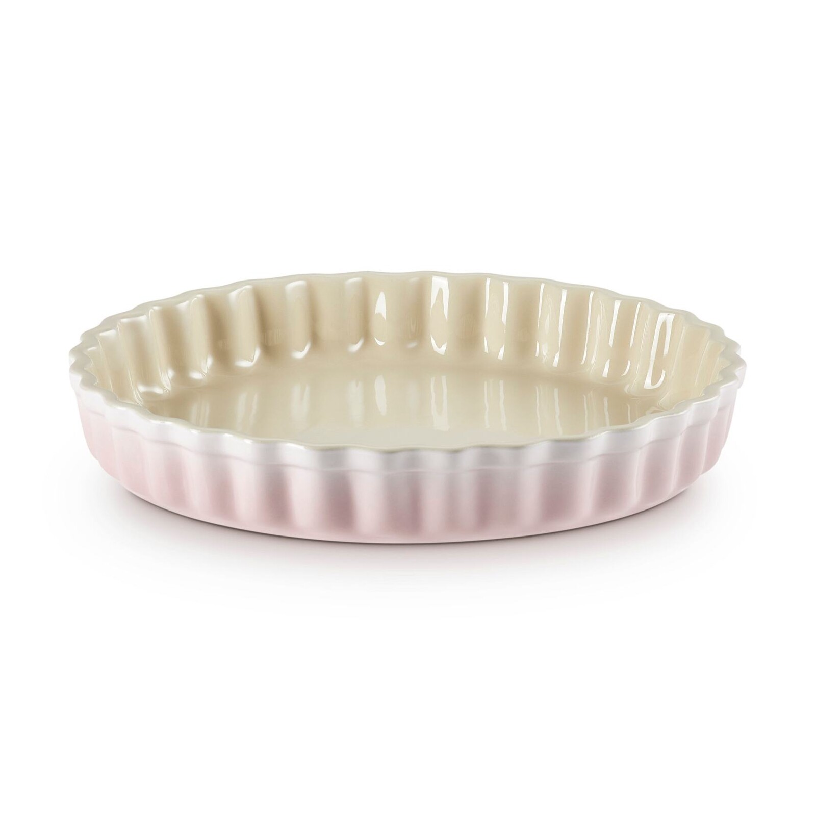 Forma na koláč 28 cm, SHELL PINK, kamenina, Le Creuset