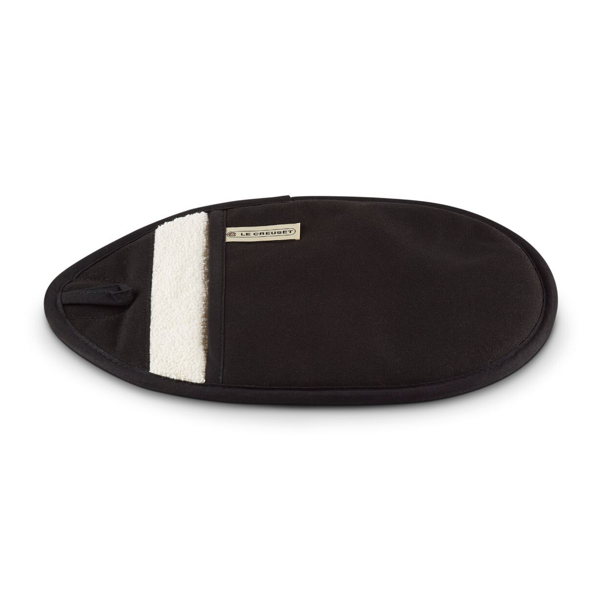 Chňapka na hrnec 32 x 20 cm, černá, bavlna, Le Creuset