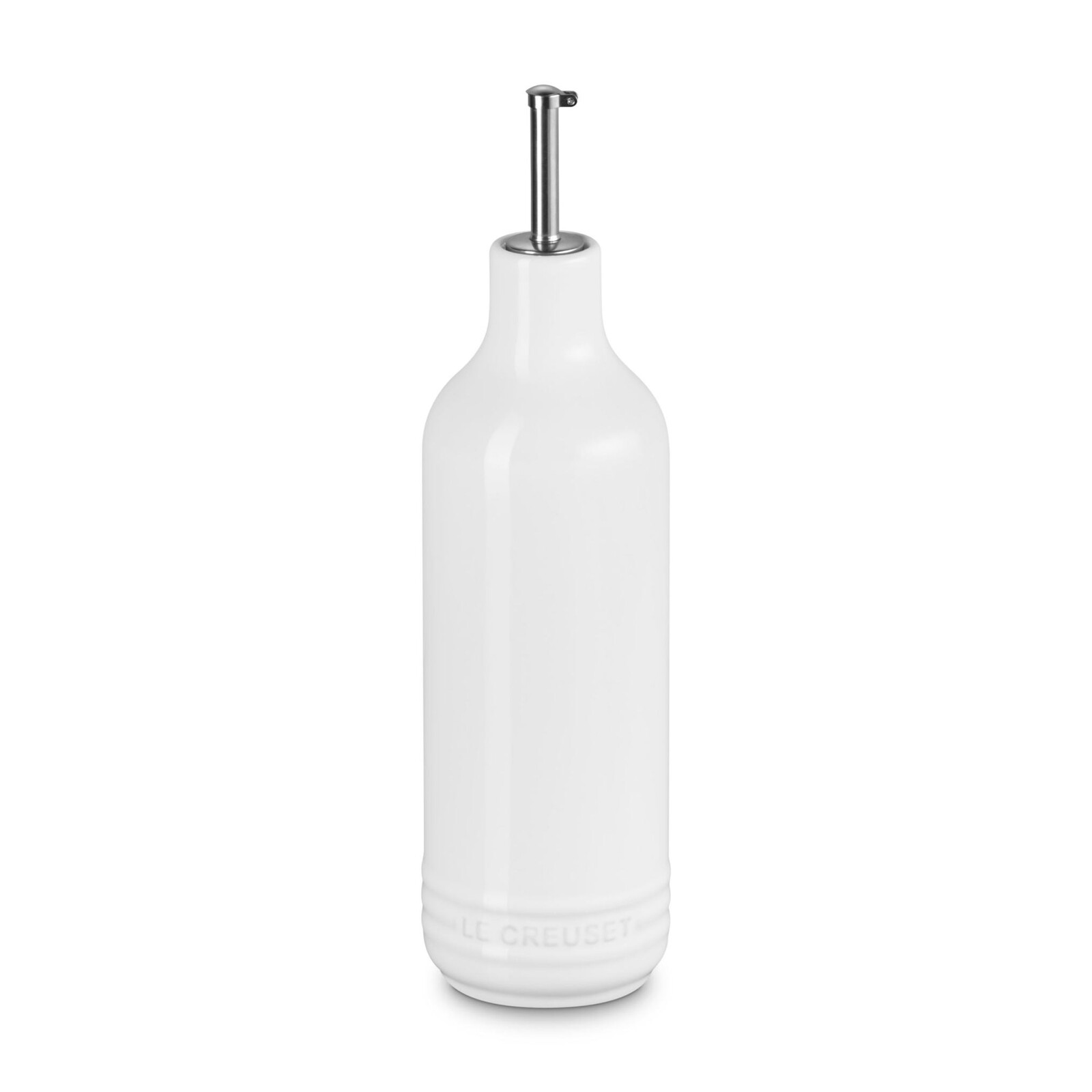 Dávkovač oleje SIGNATURE 600 ml, WHITE, kamenina, Le Creuset