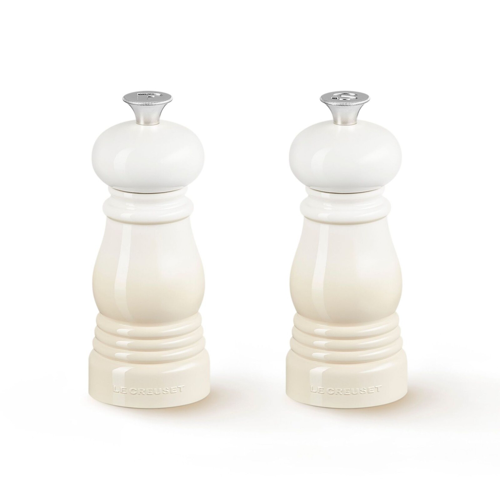 Sada mlýnků na sůl a pepř 11 cm, sada 2 ks, MERINGUE, plast, Le Creuset