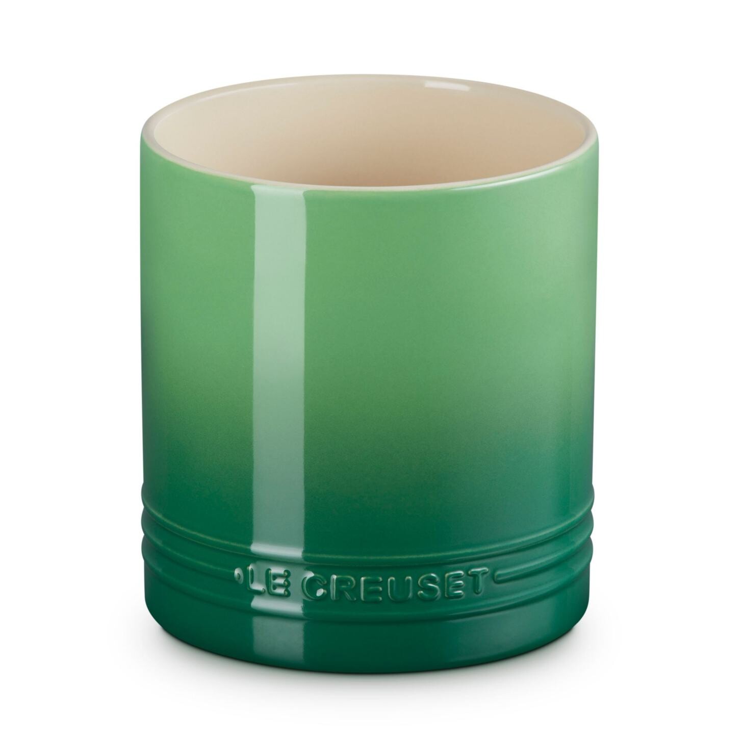 Stojan na kuchyňské náčiní SIGNATURE 14 cm, BAMBOO, kamenina, Le Creuset