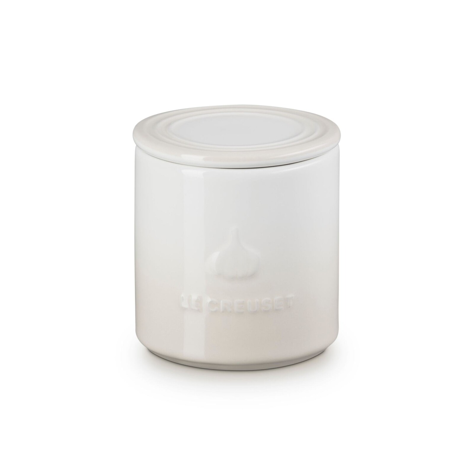 Dóza na česnek 420 ml, MERINGUE, kamenina, Le Creuset