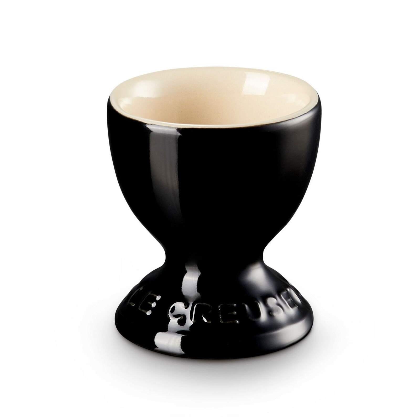 Kalíšek na vejce 6 cm, BLACK ONYX, kamenina, Le Creuset