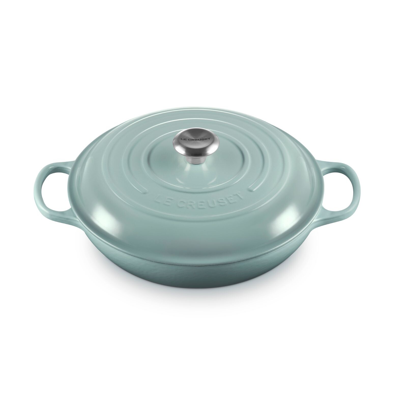 Kastrol SIGNATURE 30 cm, 3,5 l, SEA SALT, litina, Le Creuset