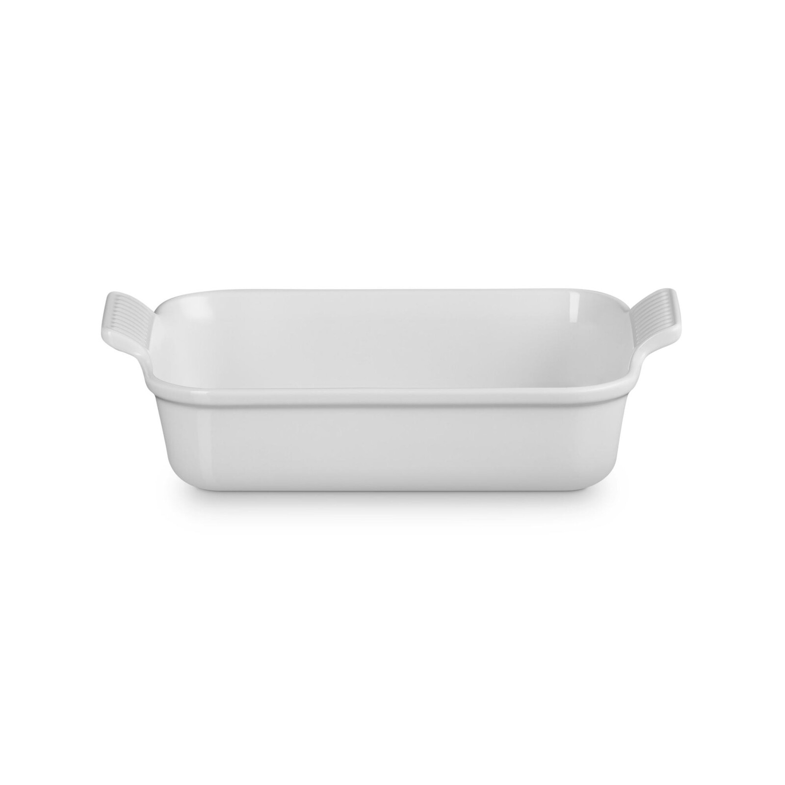 Zapékací mísa HERITAGE 26 cm, 2,4 l, WHITE, kamenina, Le Creuset