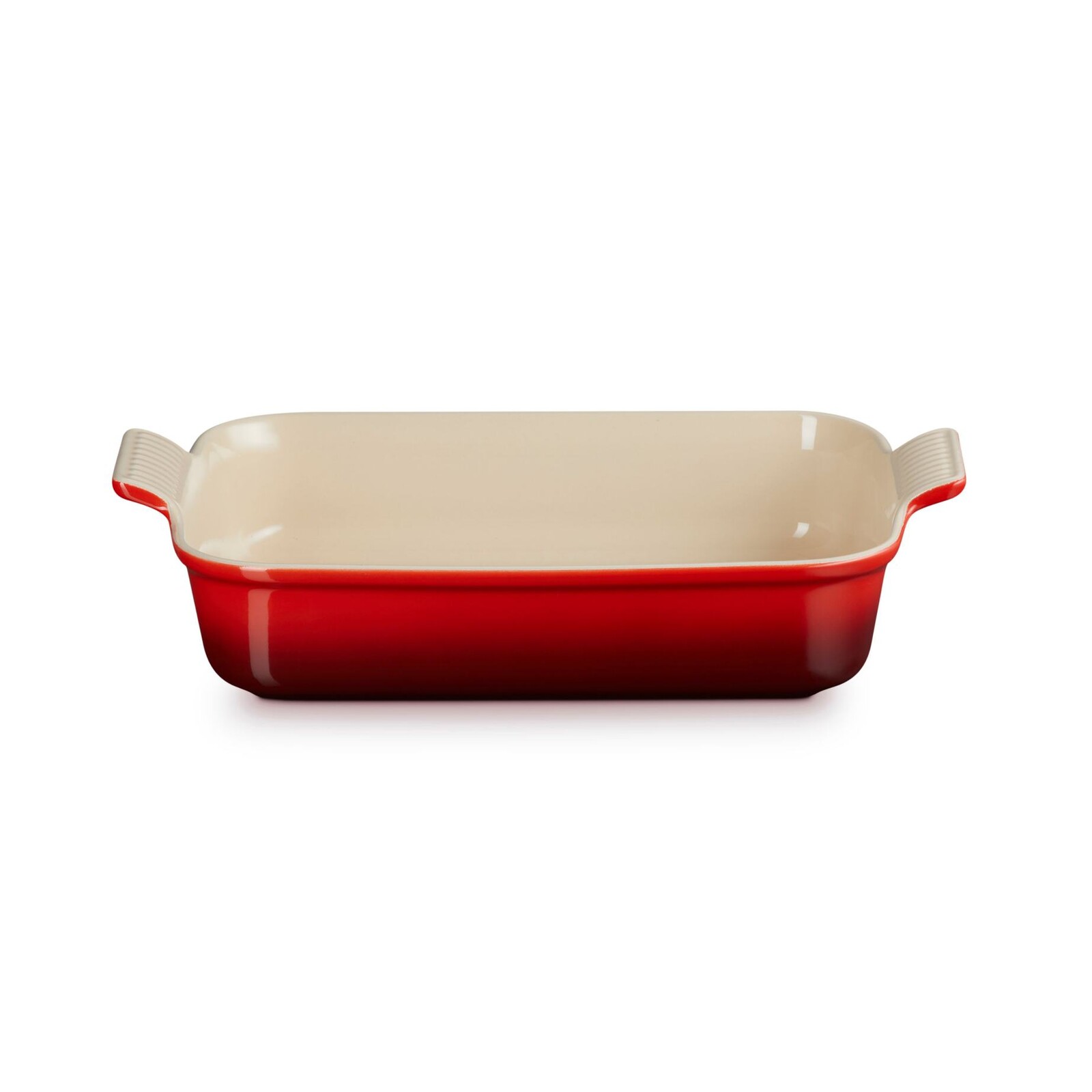 Zapékací mísa HERITAGE 32 cm, 4 l, CERISE, kamenina, Le Creuset