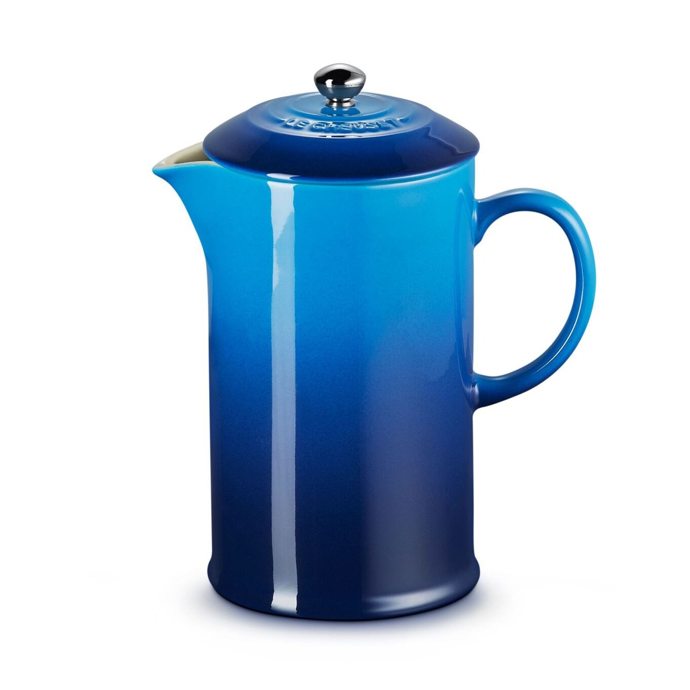 French press kávovar 1 l, AZURE, kamenina, Le Creuset