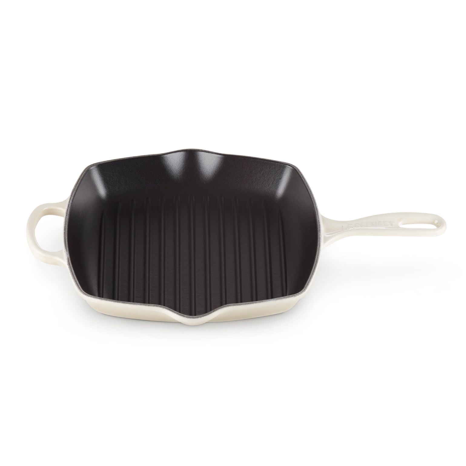 Grilovací pánev SIGNATURE 26 cm, MERINGUE, litina, Le Creuset