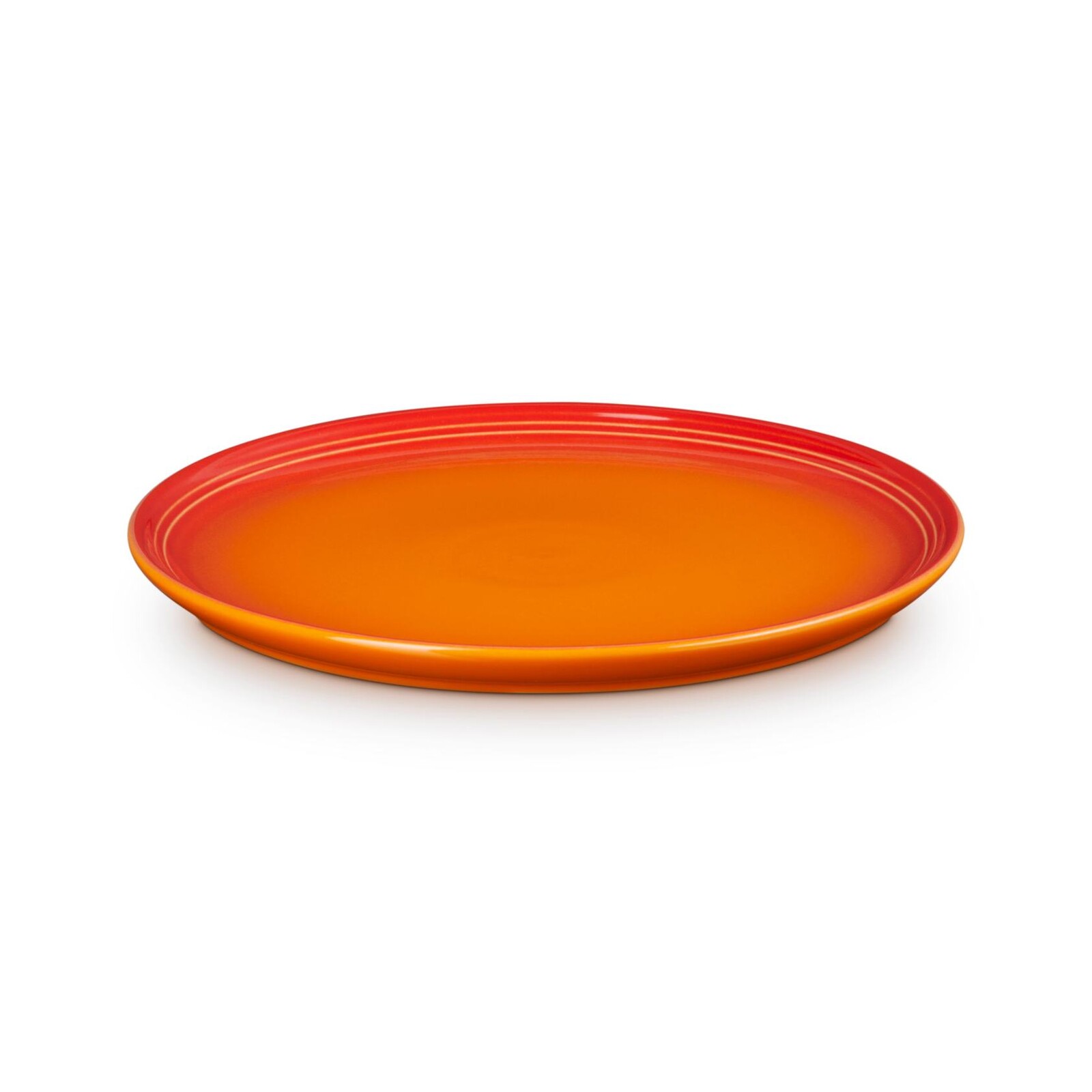 Přílohový talíř COUPE 22 cm, FLAME, kamenina, Le Creuset