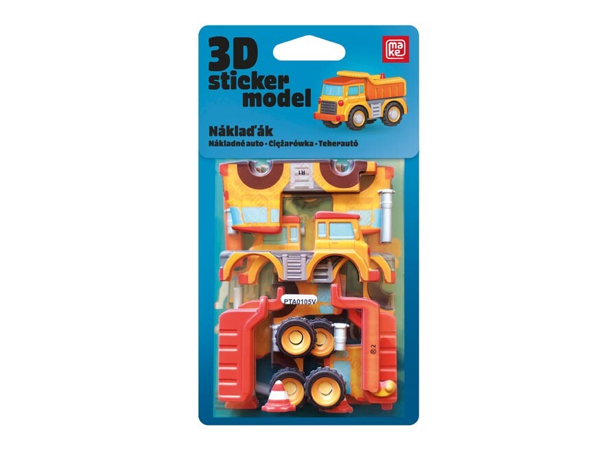 MFP 1042615 3D Sticker Model Stavební stroje Náklaďák - MAKE