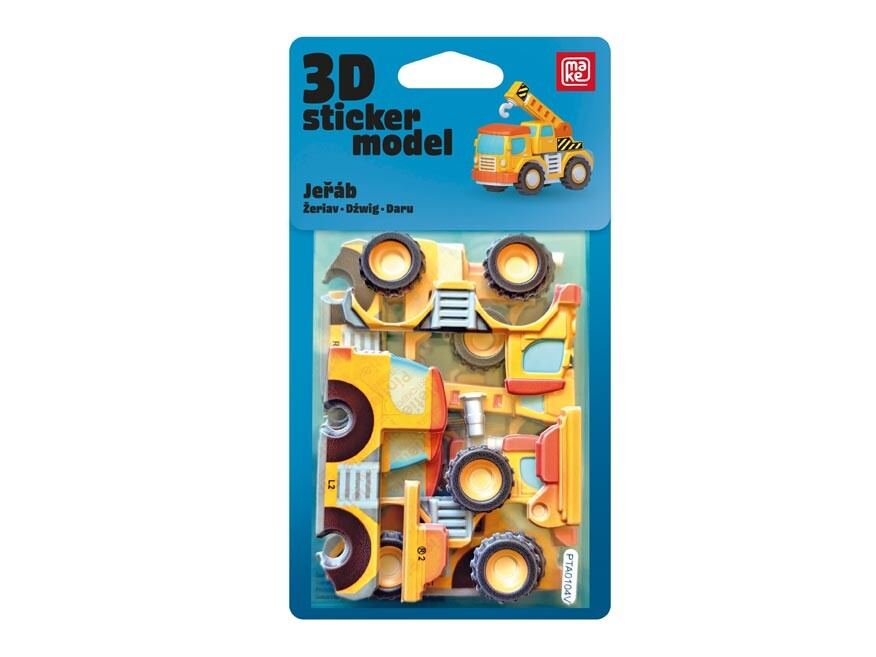 MFP 1042618 3D Sticker Model Stavební stroje Jeřáb - MAKE