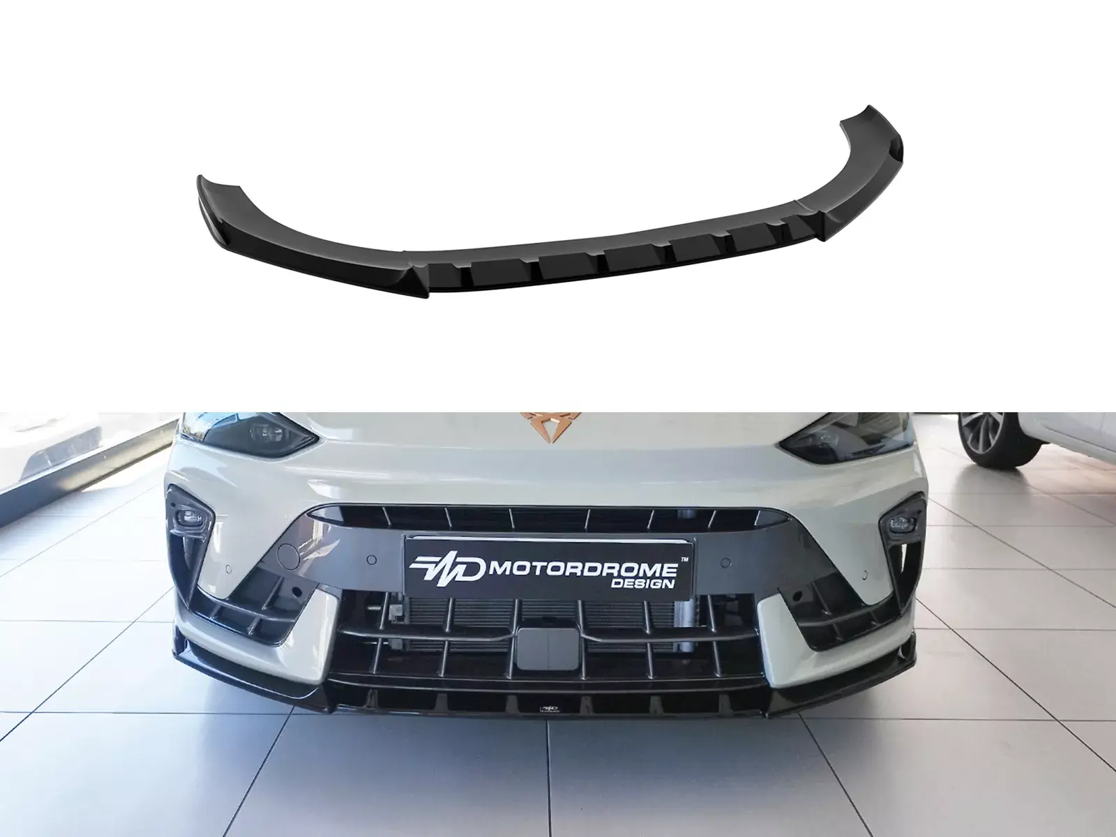 Motordrome Design Spoiler pod přední nárazník Cupra Leon MK1 Facelift