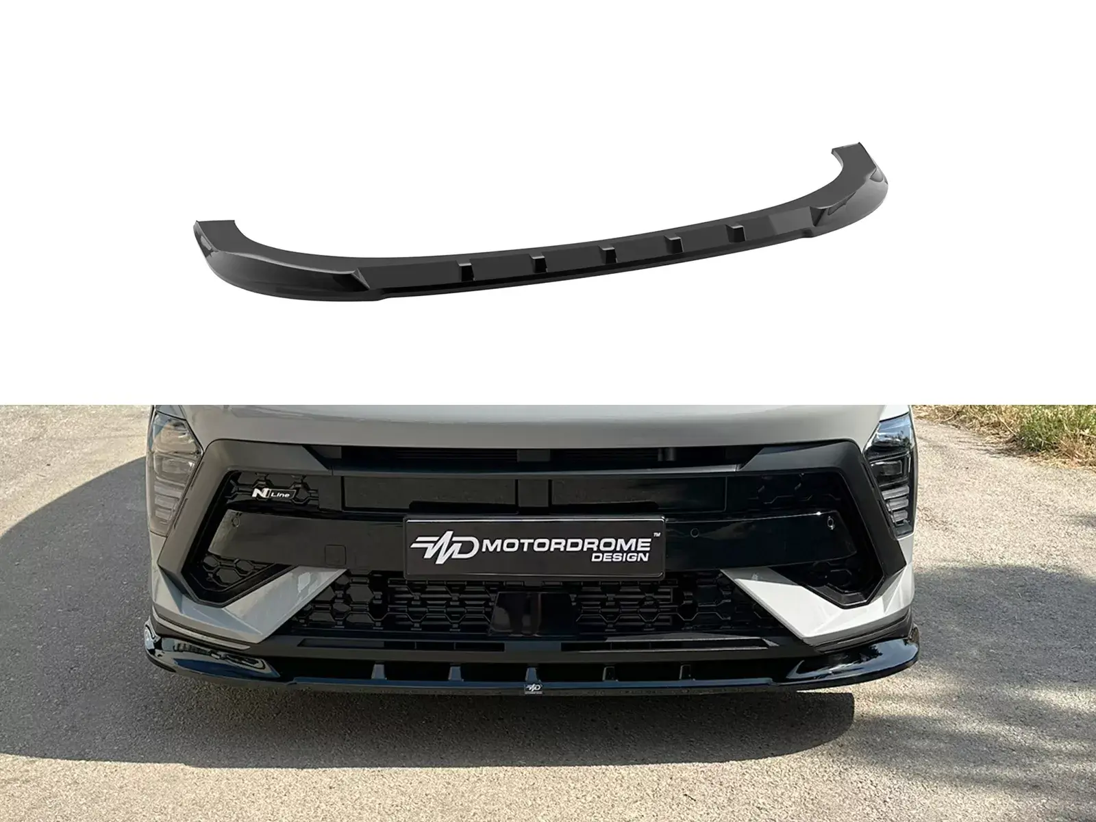 Motordrome Design Spoiler pod přední nárazník Hyundai Kona N-Line Mk2