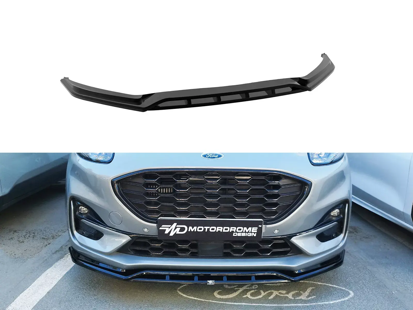 Motordrome Design Spoiler pod přední nárazník V.2 Ford Puma ST-Line (2019-)