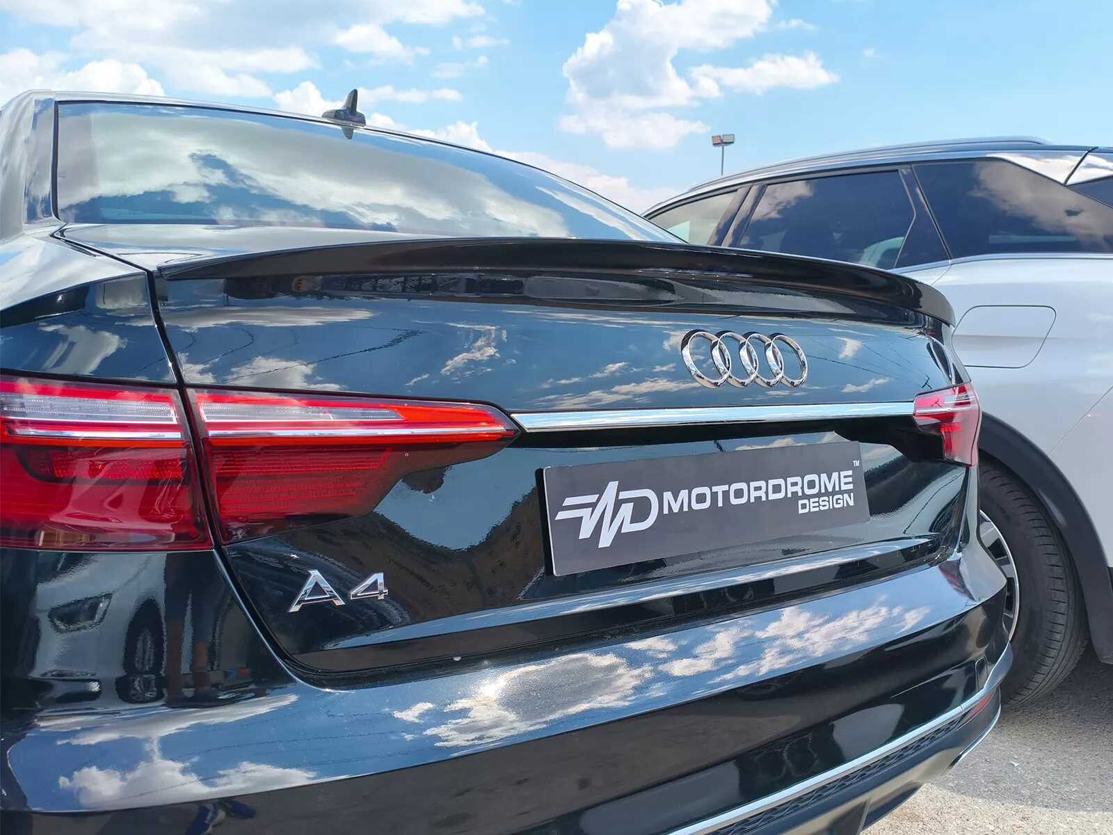 Motordrome Design Odtrhová hrana kufru Audi A4 / A4 S-Line / S4 B9 / B9 Facelift